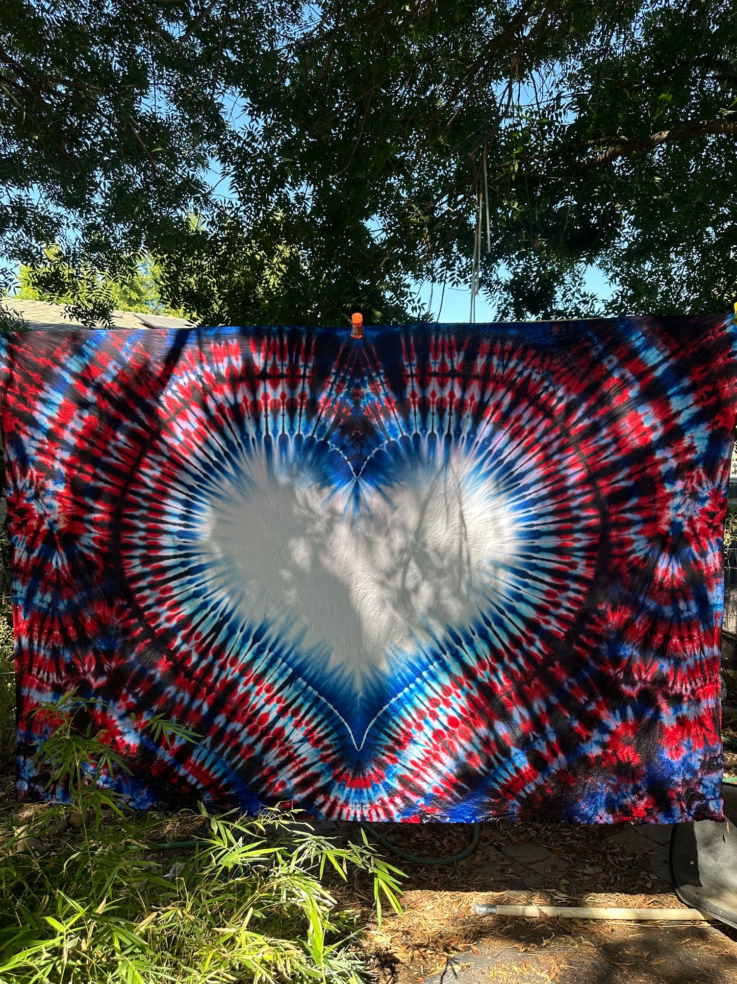 Red, White, and Blue Heart