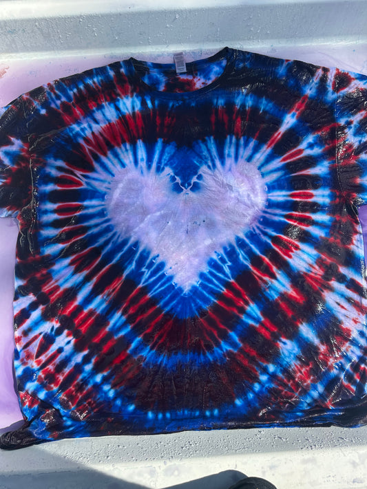 Red, White, and Blue Hearts